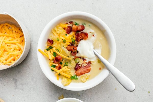 potato soup side | www.iamafoodblog.com